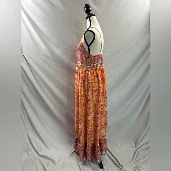 Boho Floral Ruffle Hem Cami Dress* - Picture 10 of 11